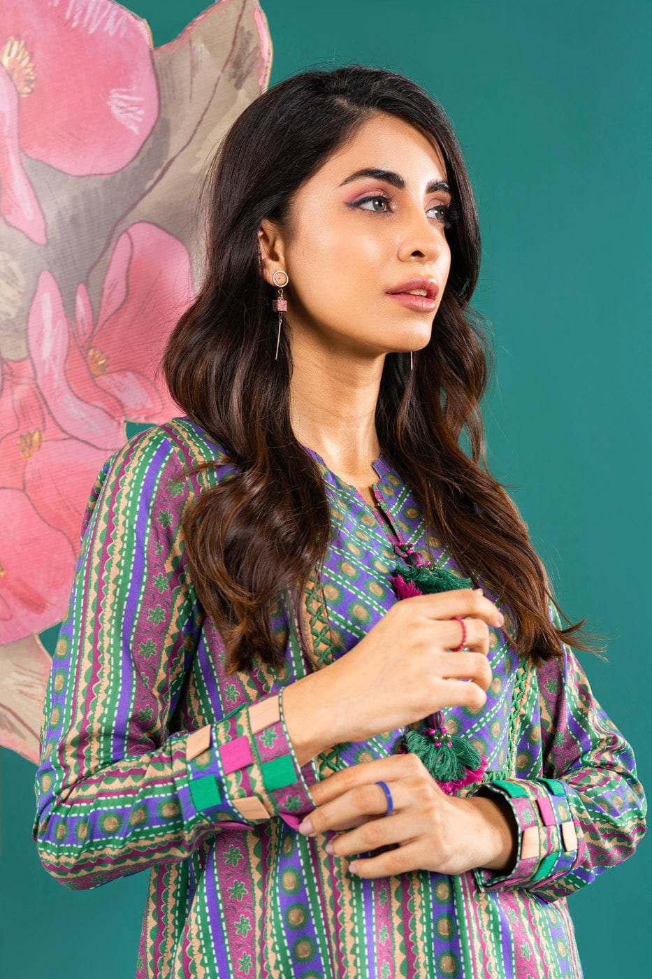 1 Pc Printed Lawn Shirt