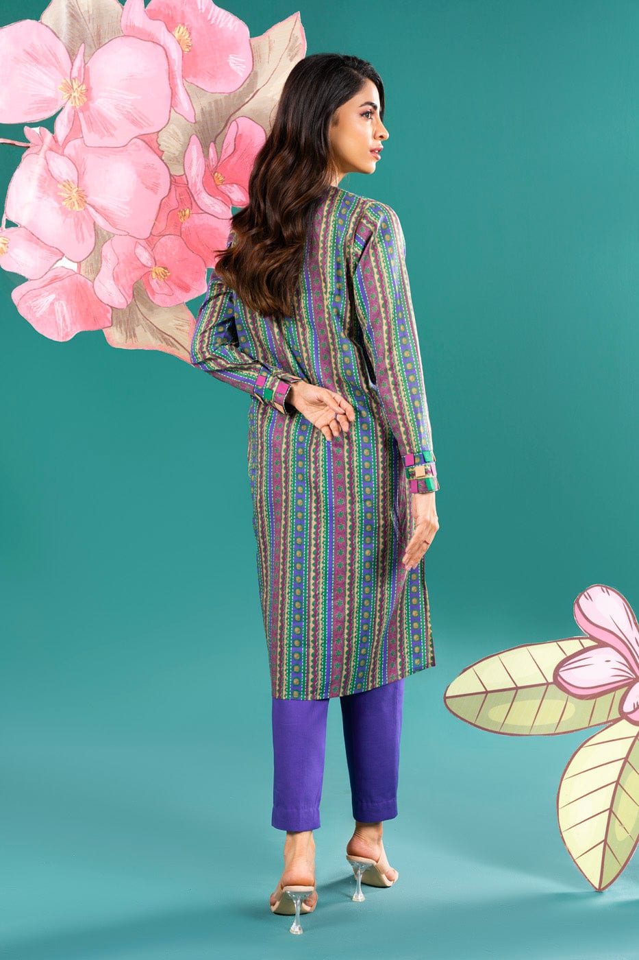1 Pc Printed Lawn Shirt