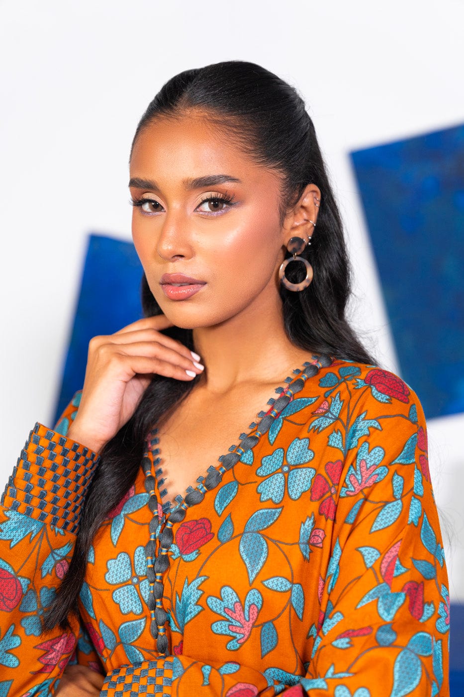 1 Pc Printed Lawn Shirt