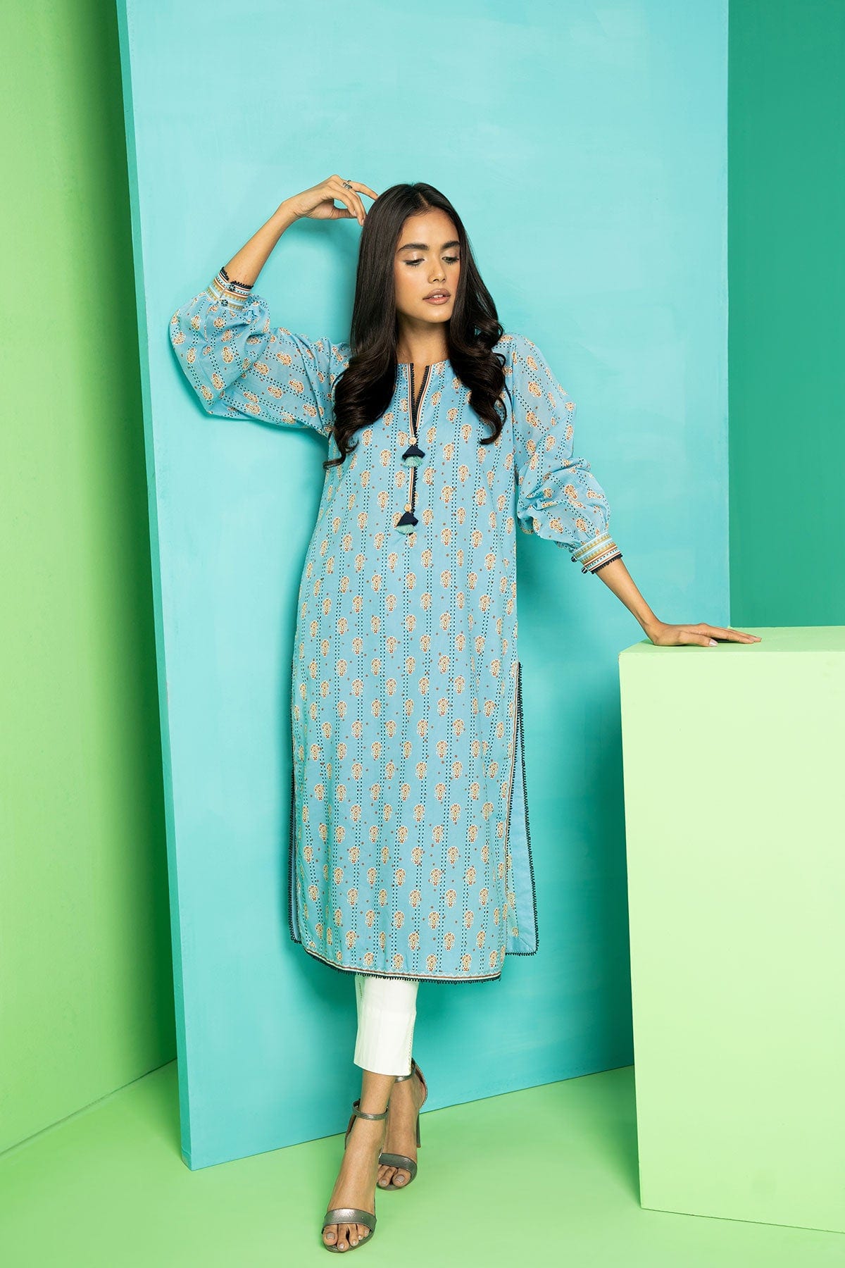 Printed Lawn Kurti