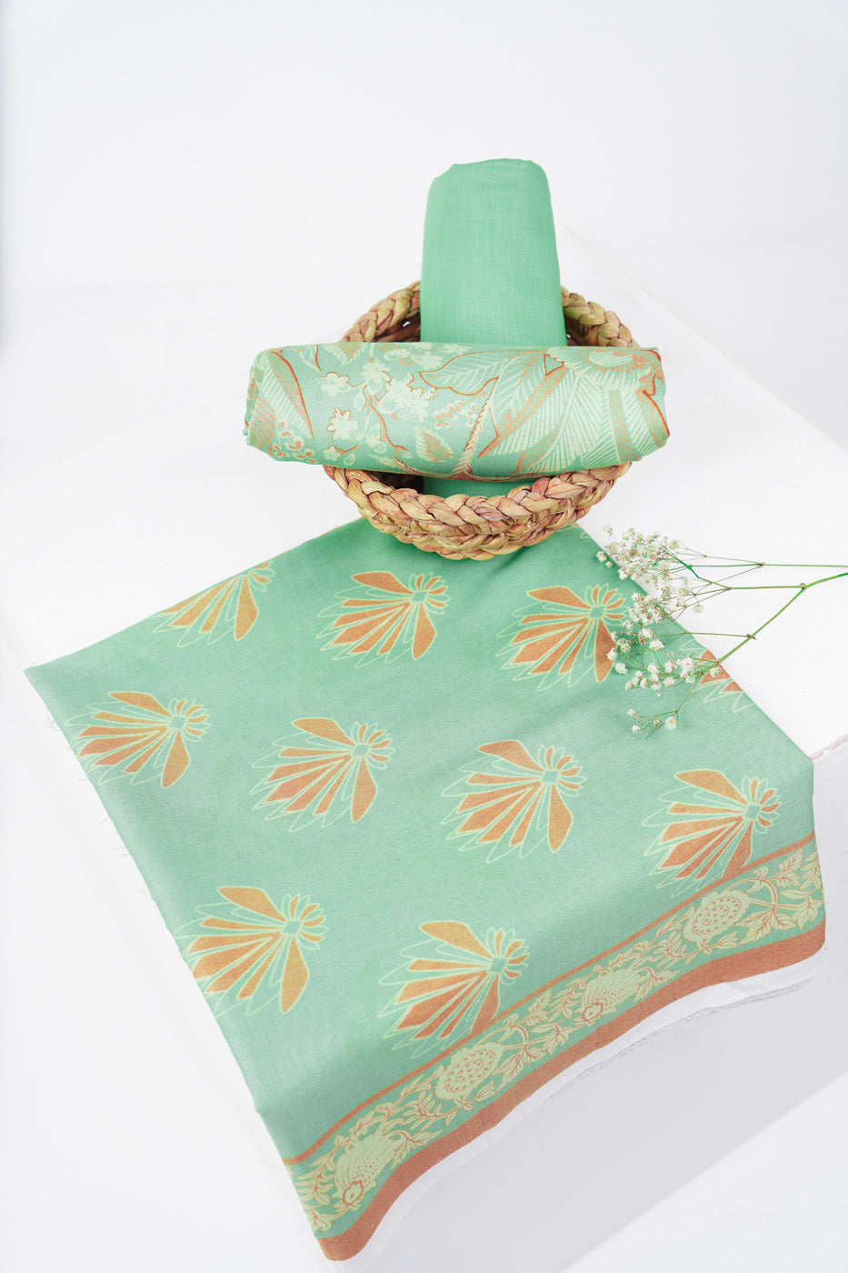 3 Pc Printed Lawn Suit With Lawn Dupatta