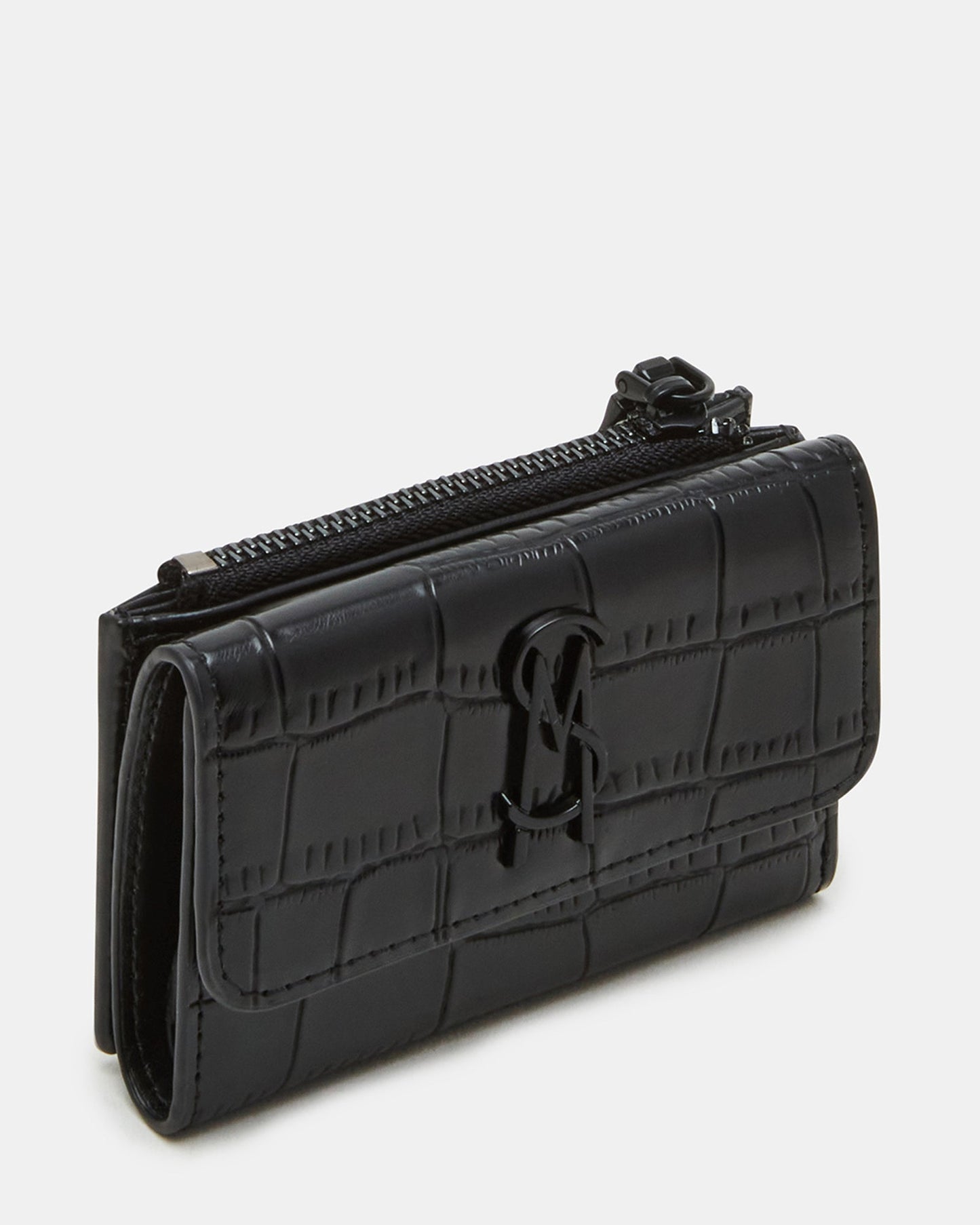 DOTT CROCODILE WALLET BLACK/BLACK