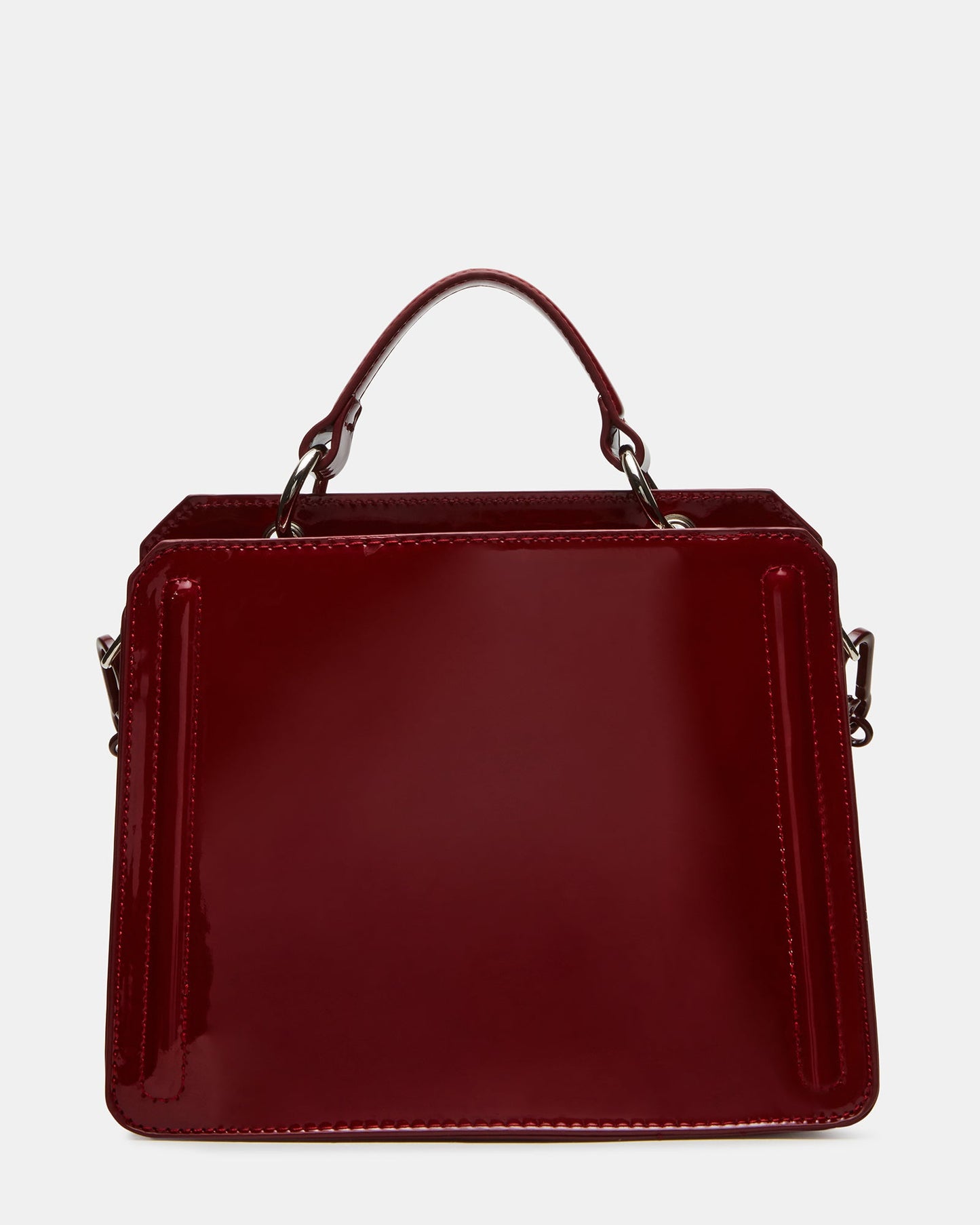 EVELYN BAG BURGUNDY RHINESTONES