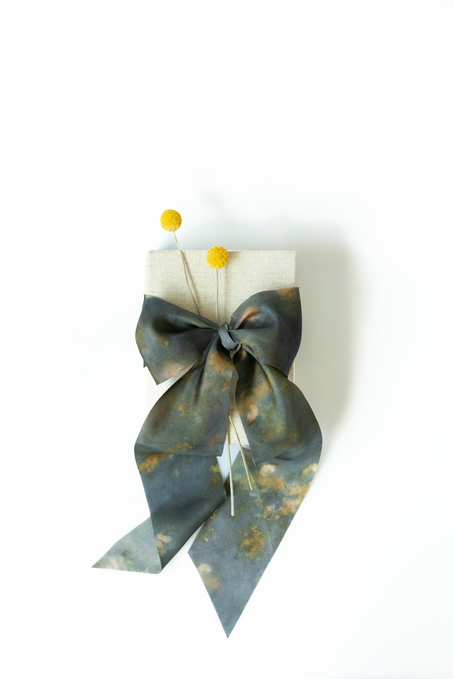 Botanical Print / Midnight Silk ribbon