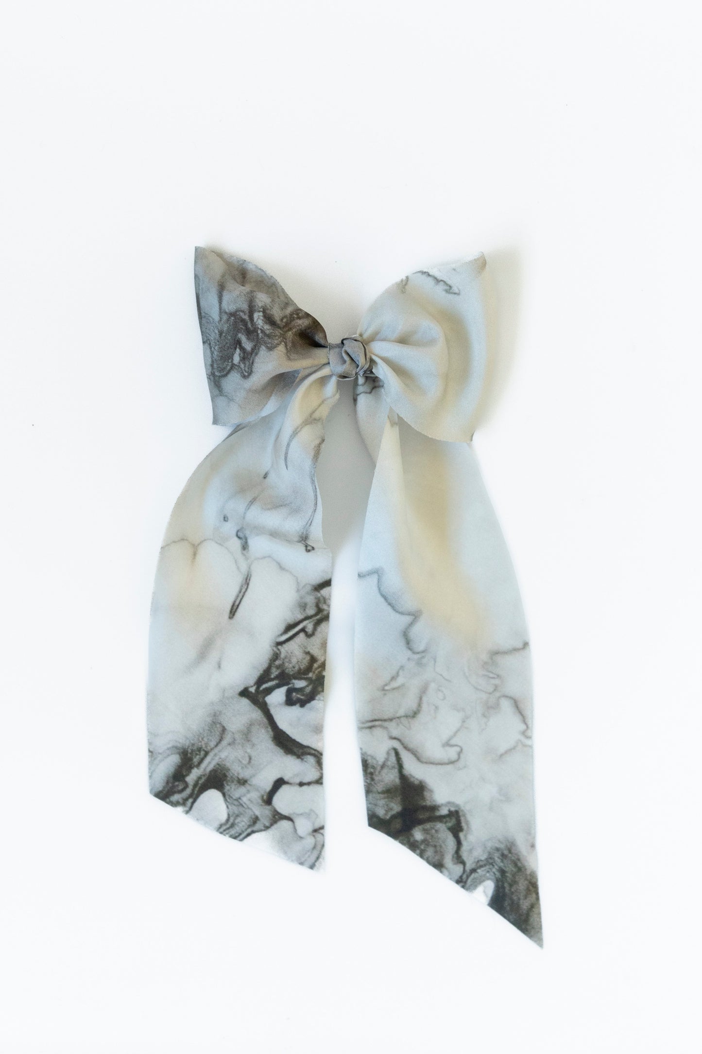 Botanical Print / Woodgrain Silk Ribbon