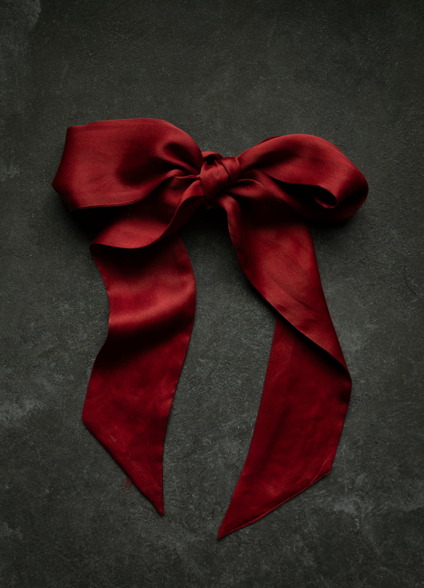 Plant Dyed Silk Twilly / Scarlet