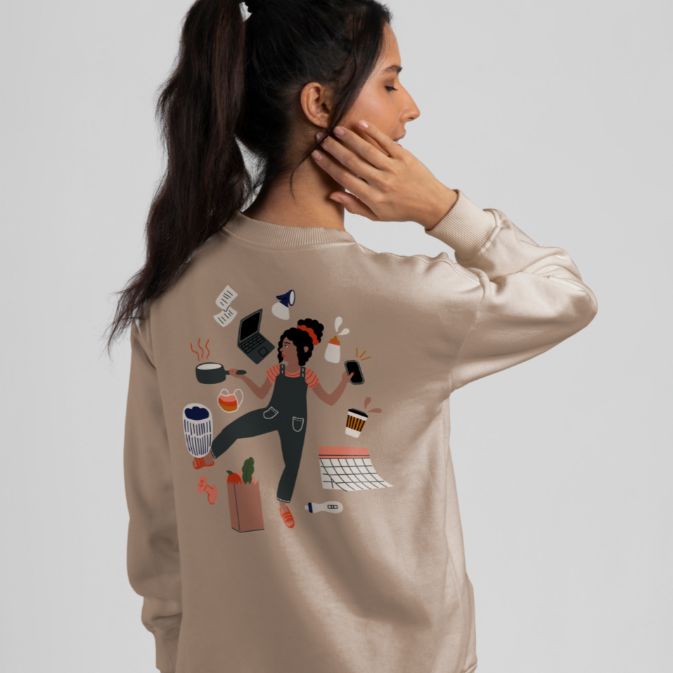 This Is A Mom's World Crewneck Sweatshirt
