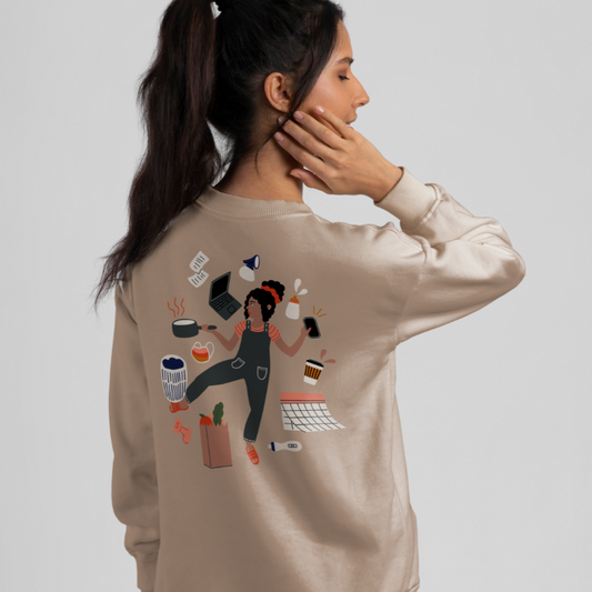 This Is A Mom's World Crewneck Sweatshirt