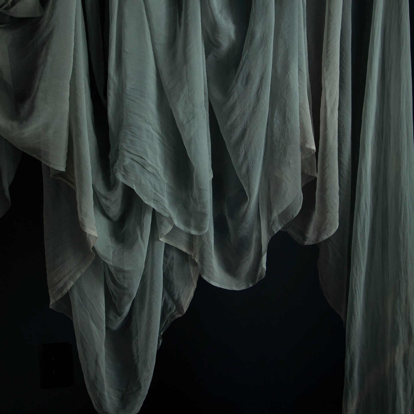 Seaglass {Sheer Silk Runner}
