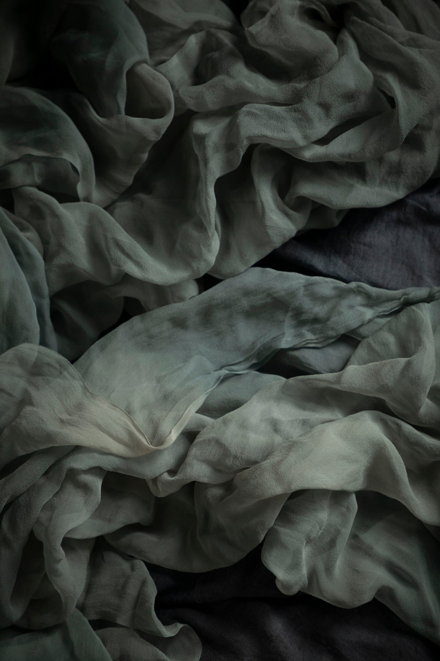 Seaglass {Sheer Silk Runner}