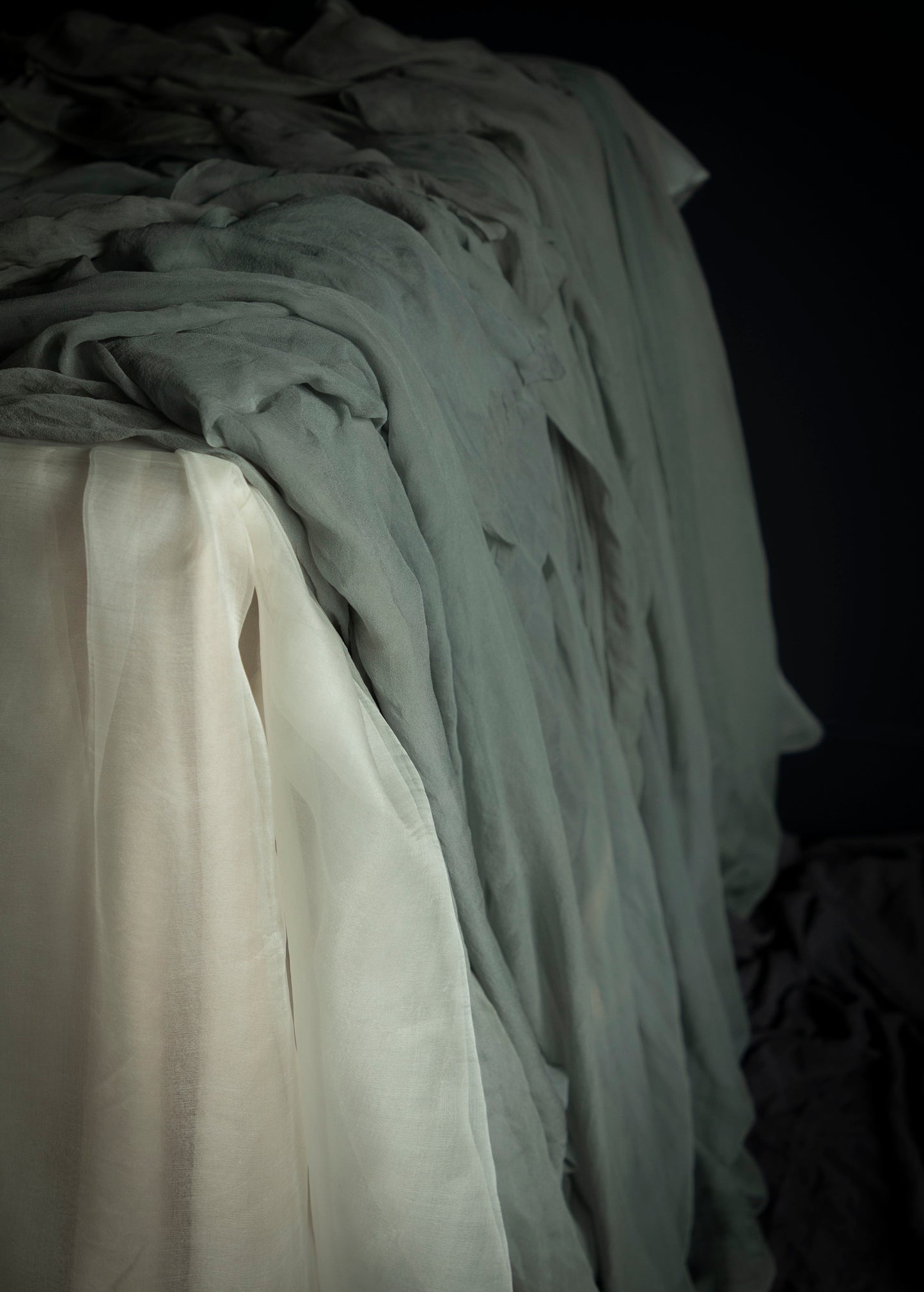 Seaglass {Sheer Silk Runner}