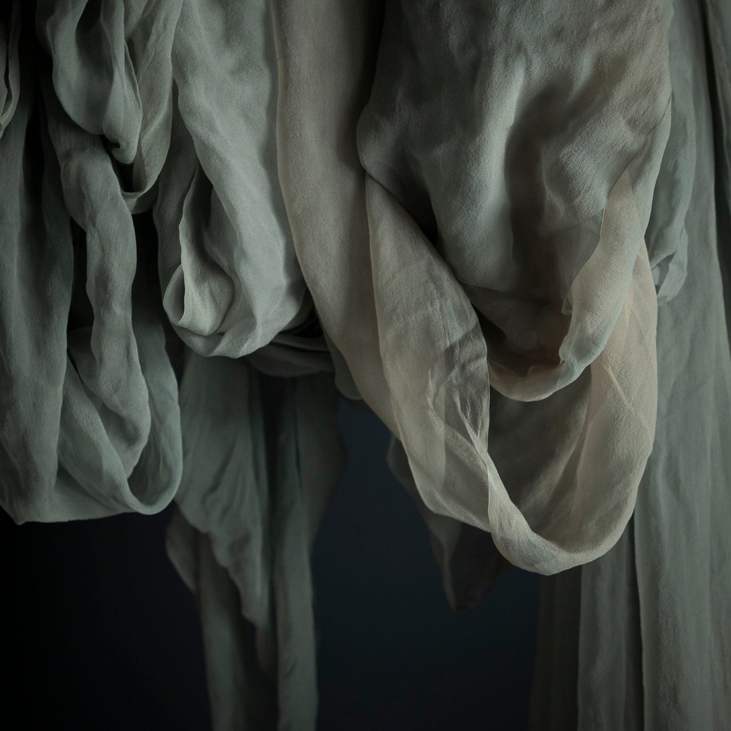 Seaglass {Sheer Silk Runner}