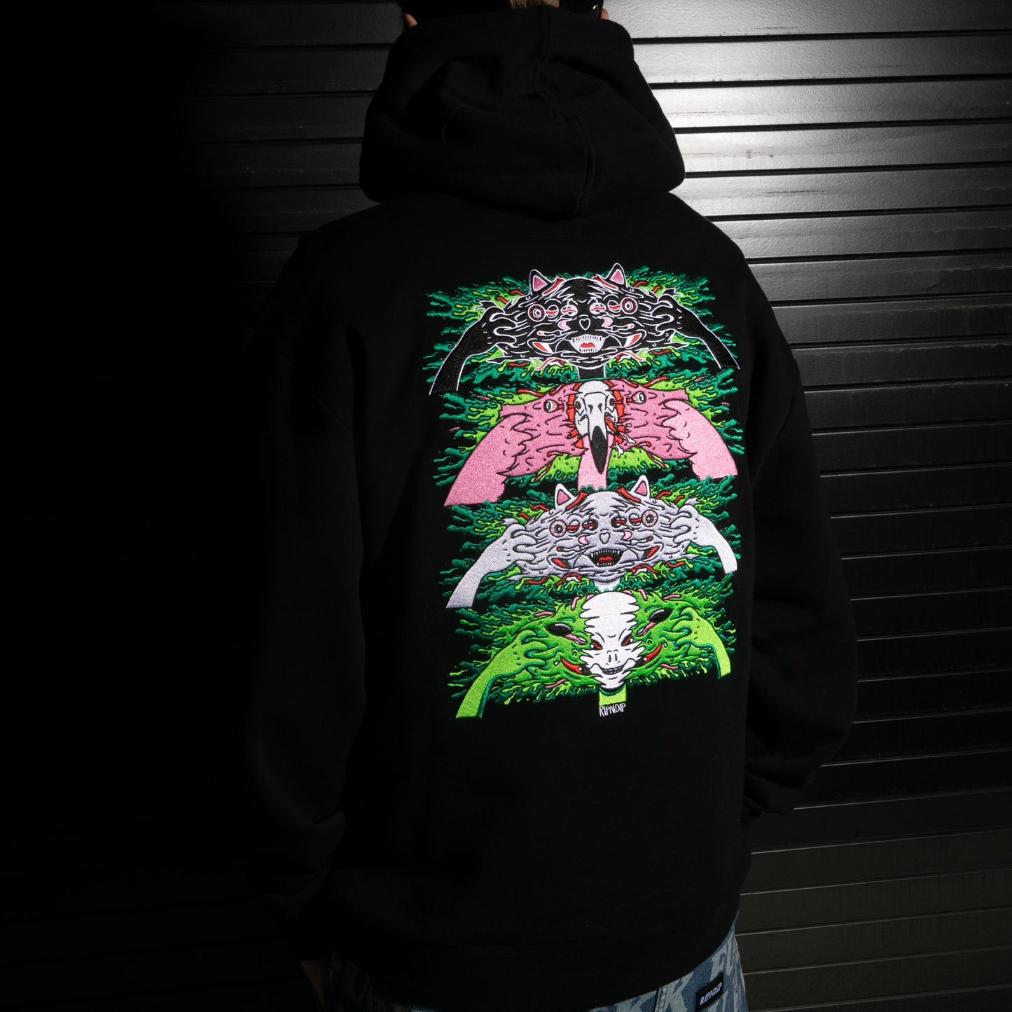 Skull Face Hoodie (Black)