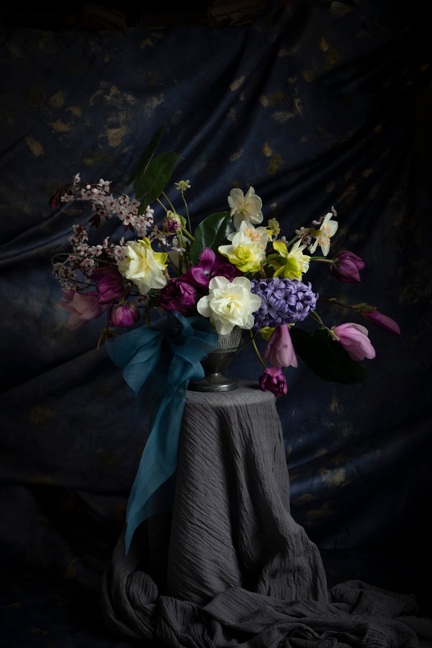 Indigo {Organza} Silk Ribbon