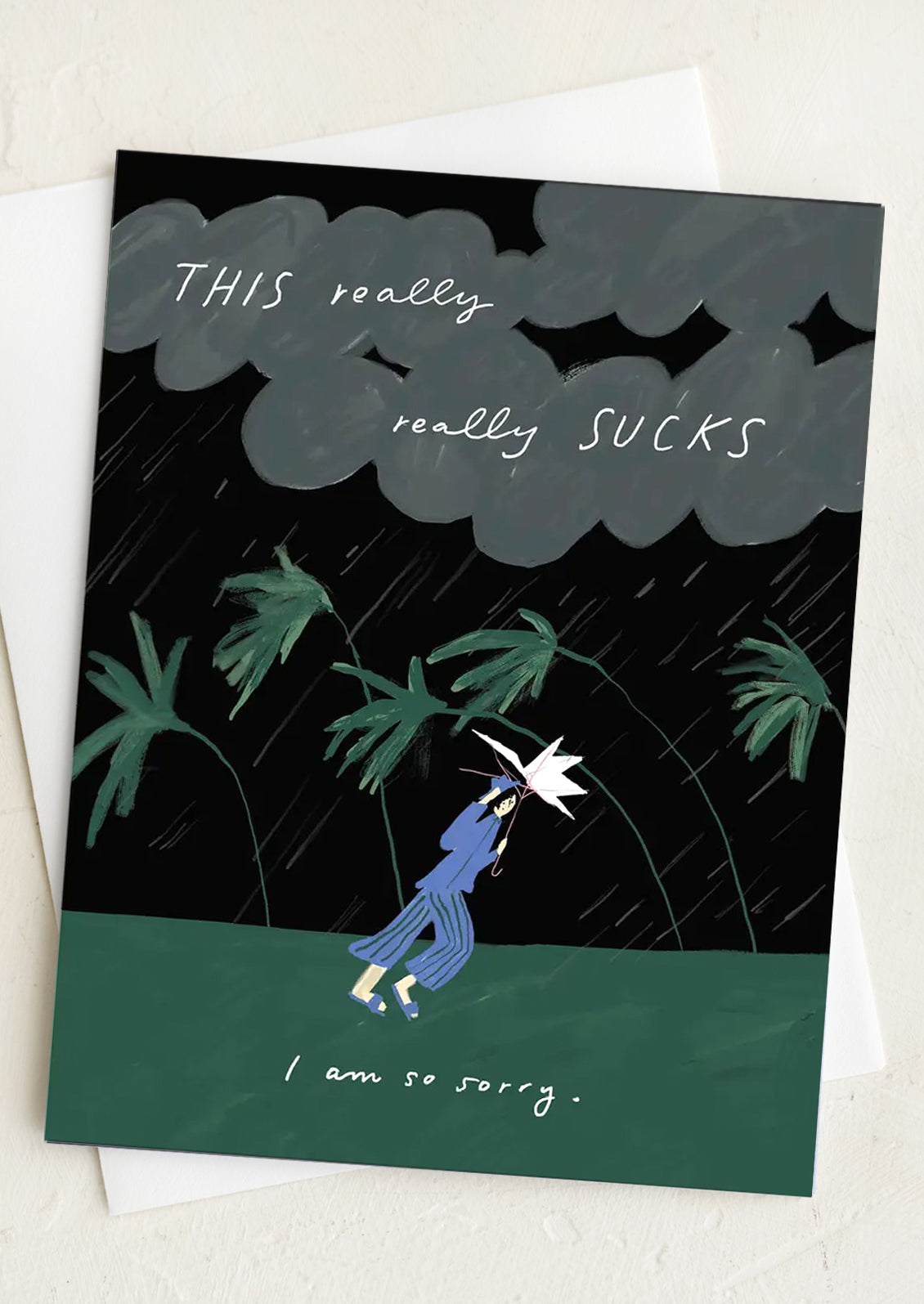Stormy Weather Sympathy Card