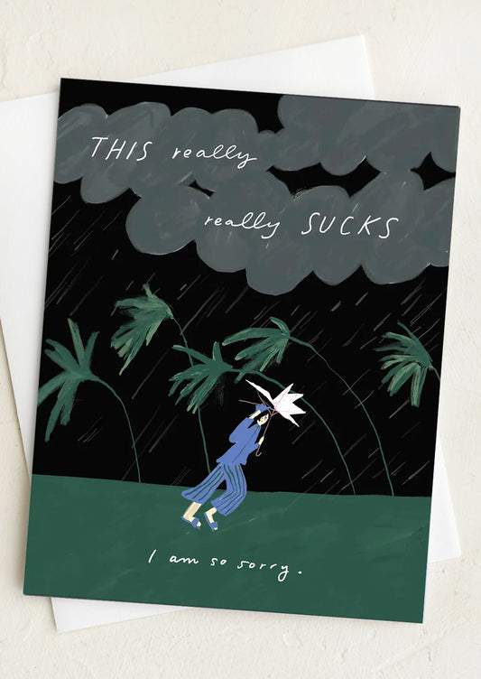 Stormy Weather Sympathy Card