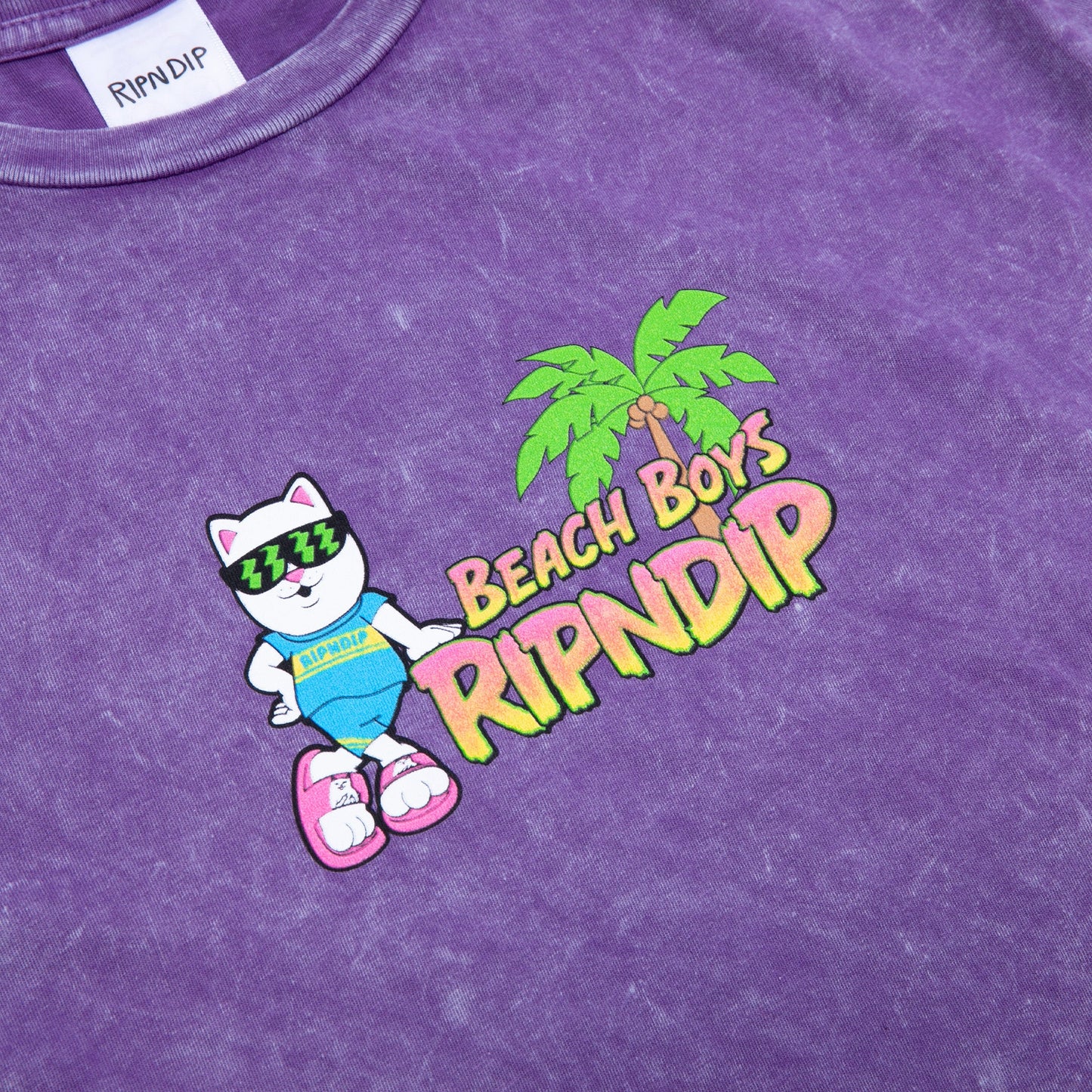 Beach Boys Tee (Purple Mineral Wash)