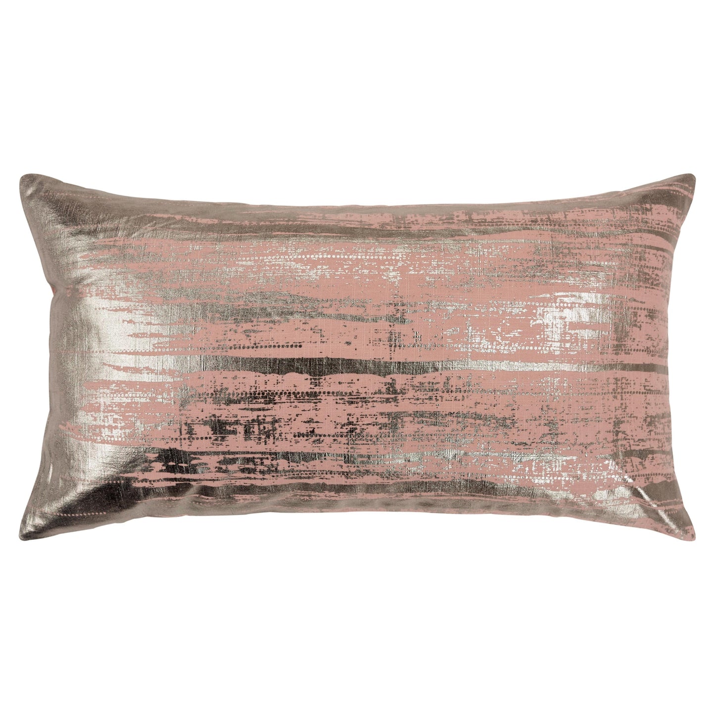Brushstroke Print Decorative Throw Pillow