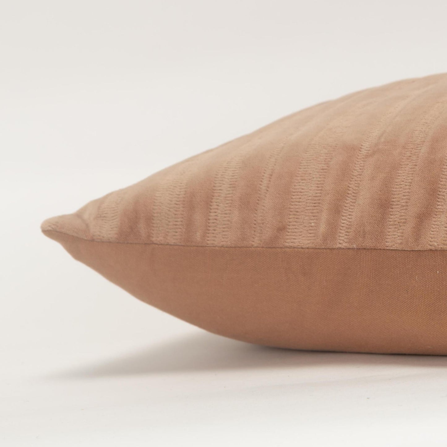 Embroidered 100% Cotton Stripe Decorative Throw Pillow