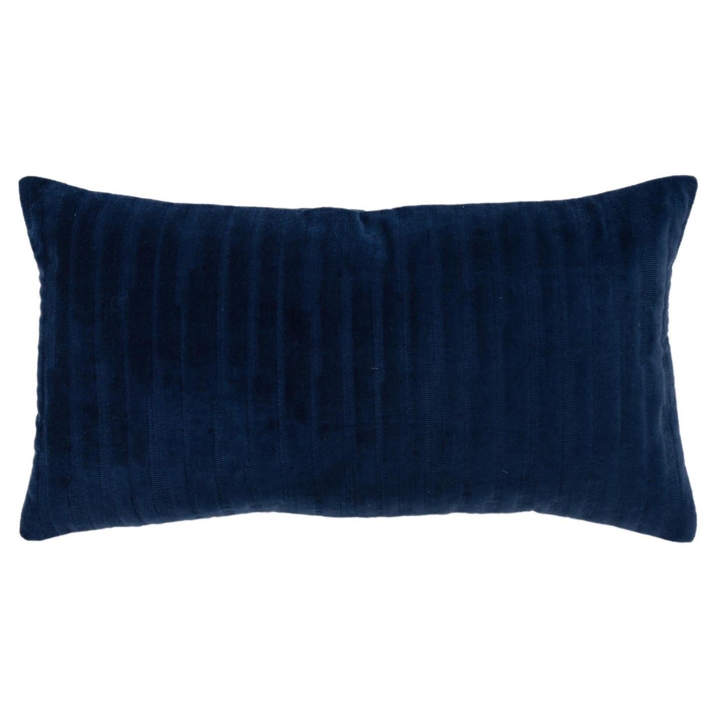 Embroidered 100% Cotton Stripe Decorative Throw Pillow