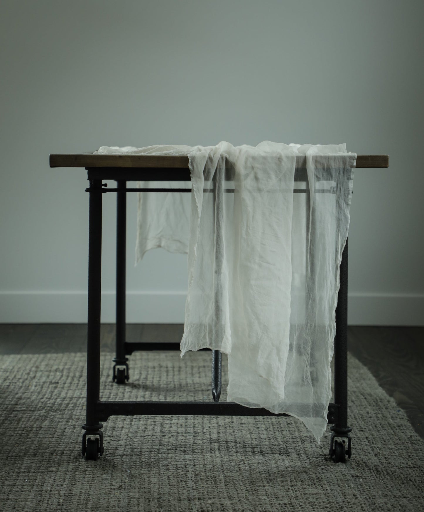 Dove {Sheer Silk Runner}