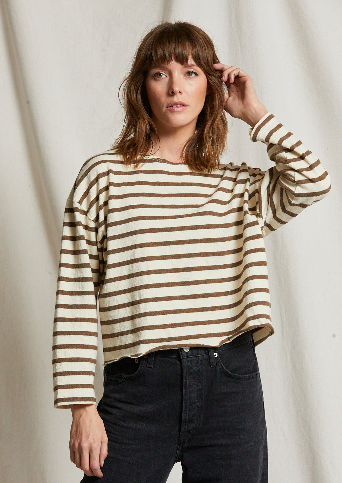 Recycled Cotton Long Sleeve Tee
