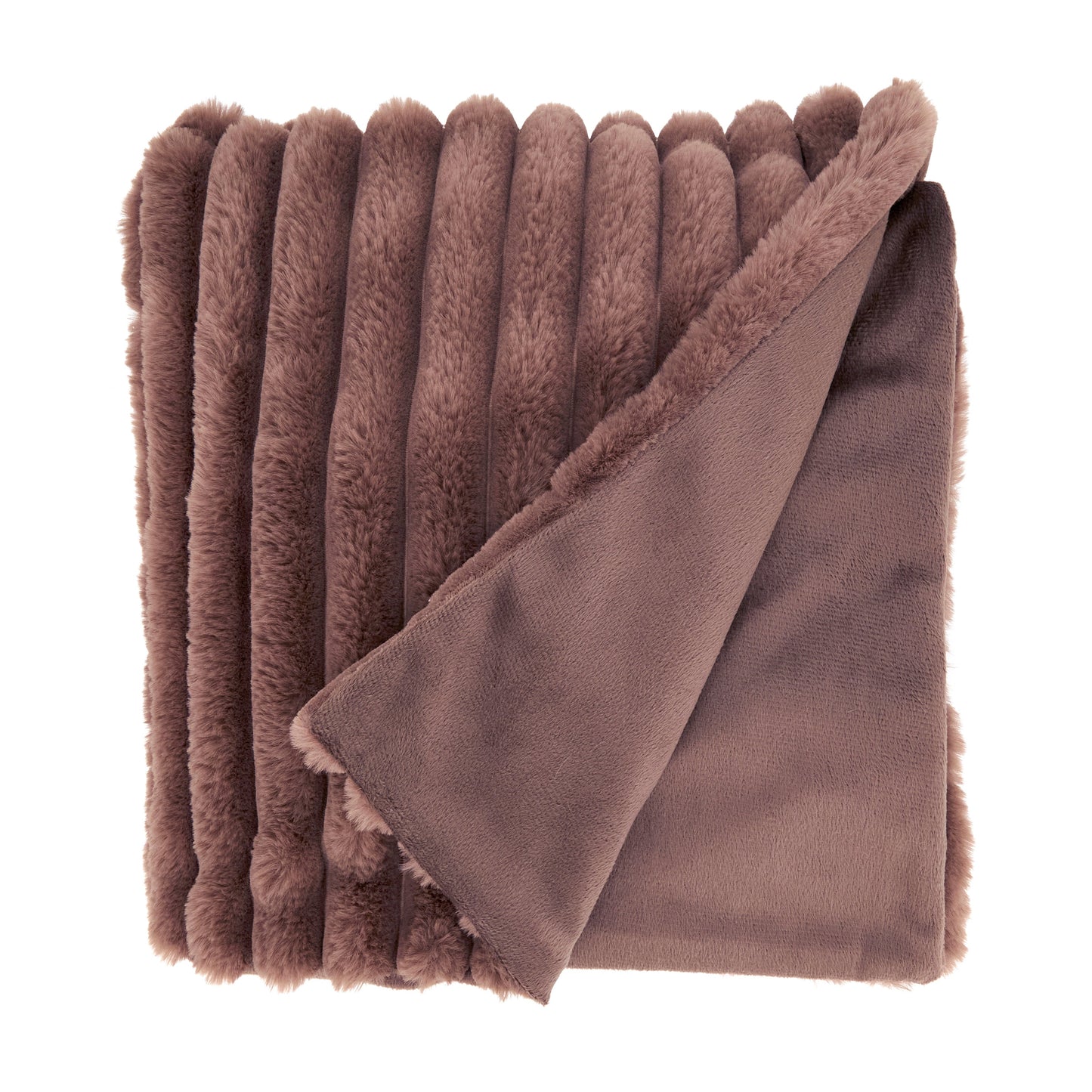 Faux Rabbit Fur Throw