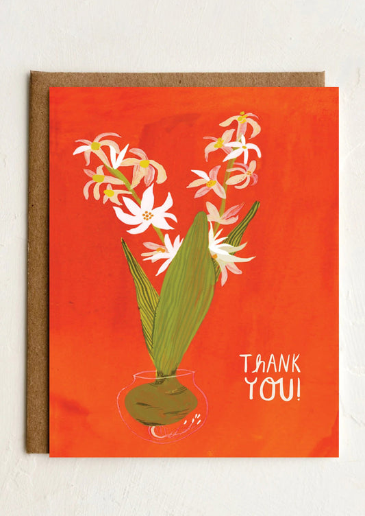 Winter Bulb Thank You Card