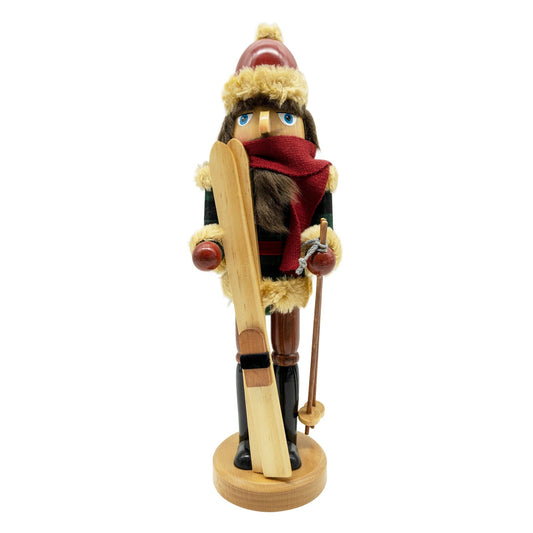 14" Skier Christmas Nutcracker