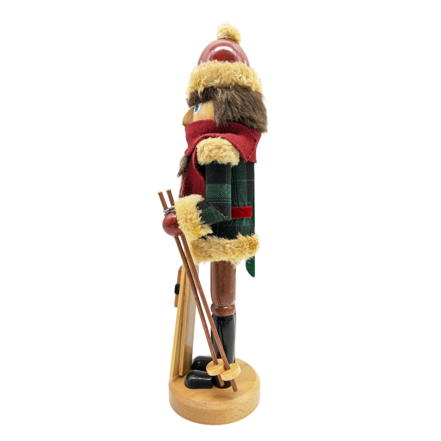 14" Skier Christmas Nutcracker