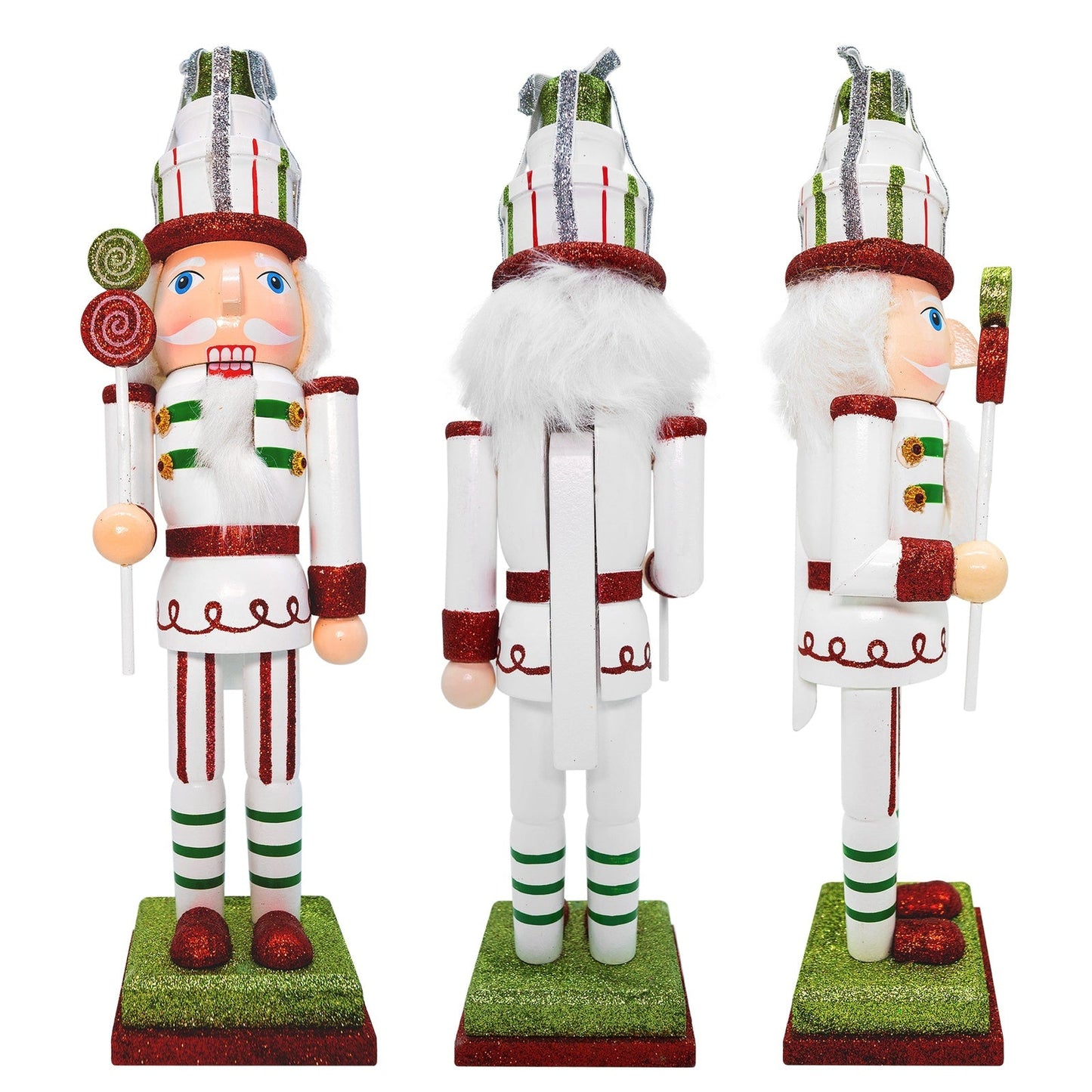 14" Candy Cane Christmas Nutcracker