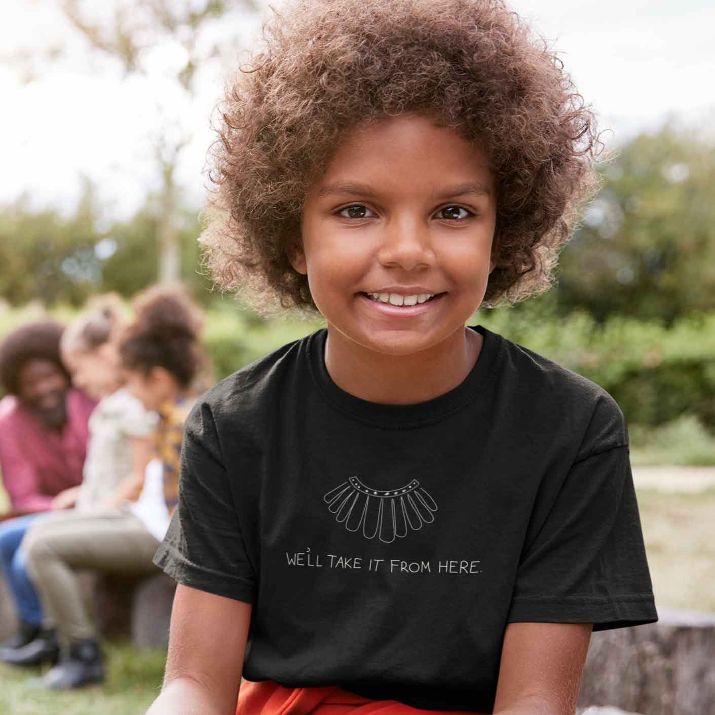We'll Take It From Here Onesie + Kids Tee