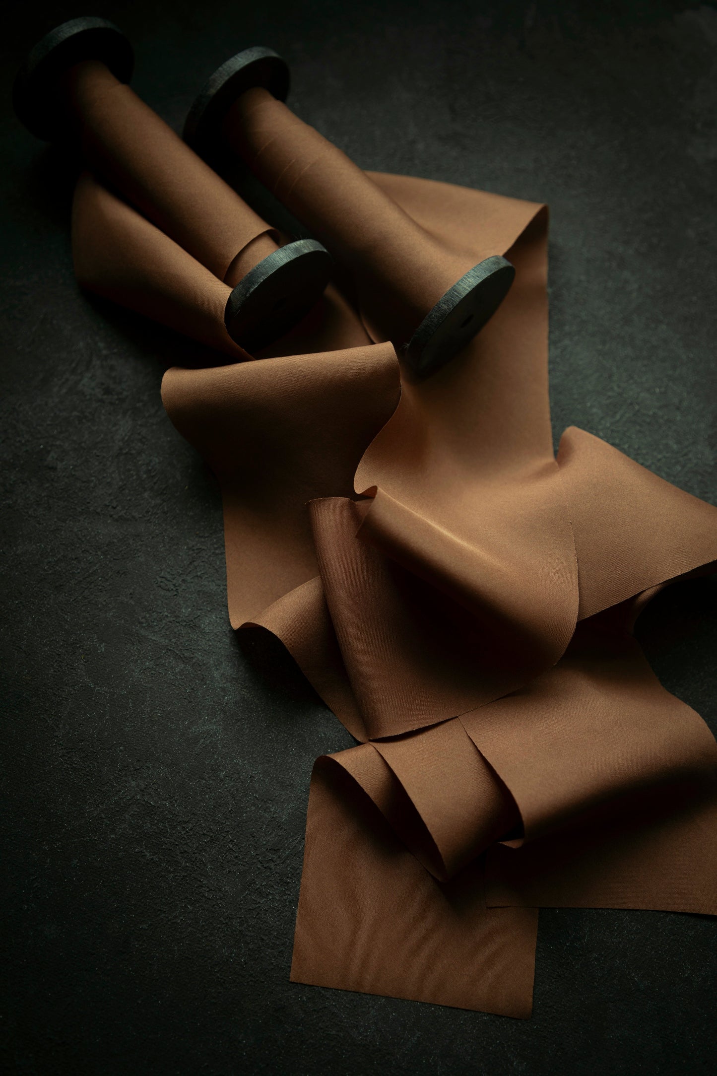 Terracotta Silk Ribbon