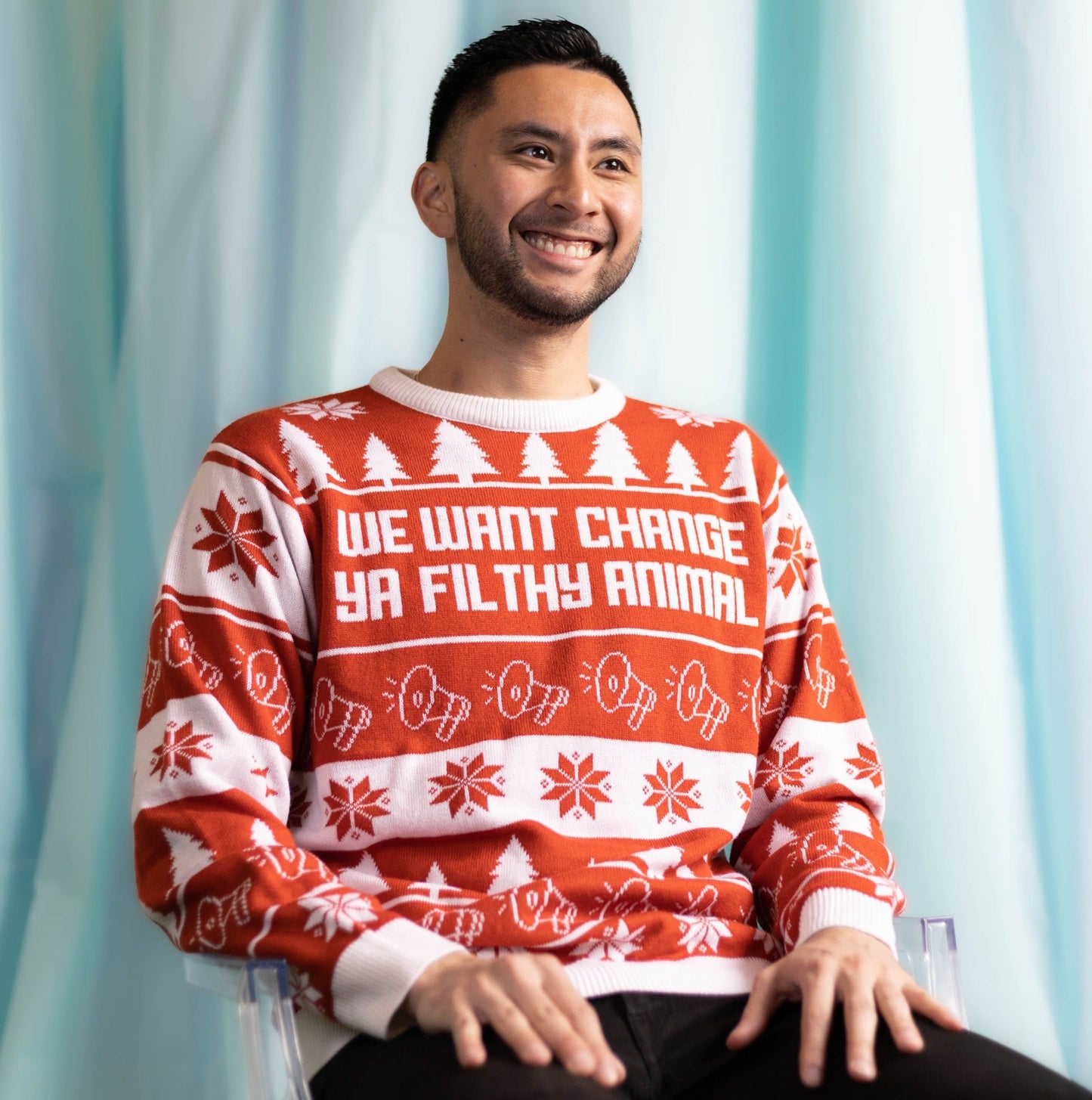 We Want Change Ugly Sweater
