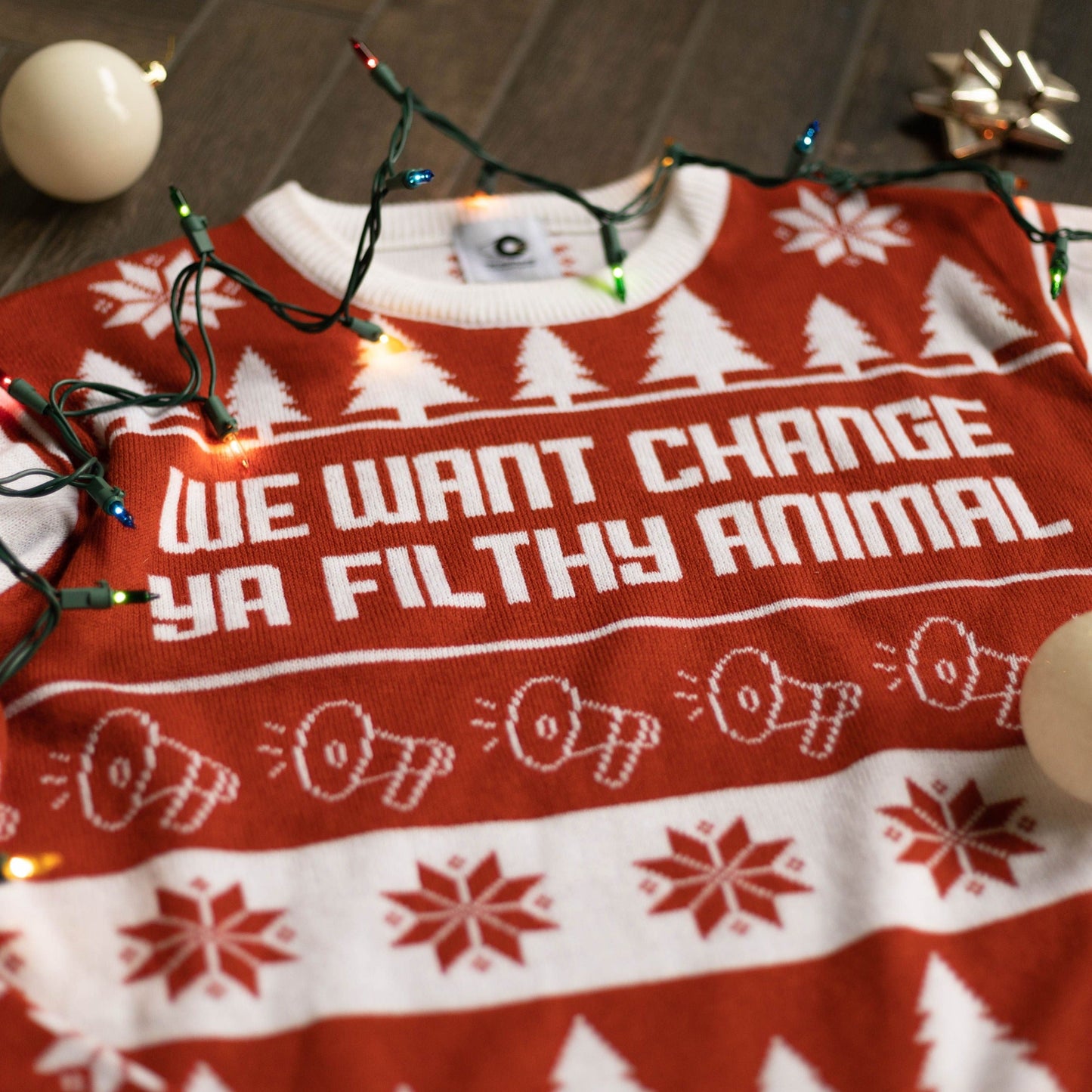 We Want Change Ugly Sweater