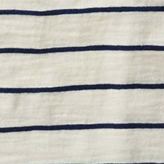 The Organic Cotton Polo in Bleached Natural Stripe
