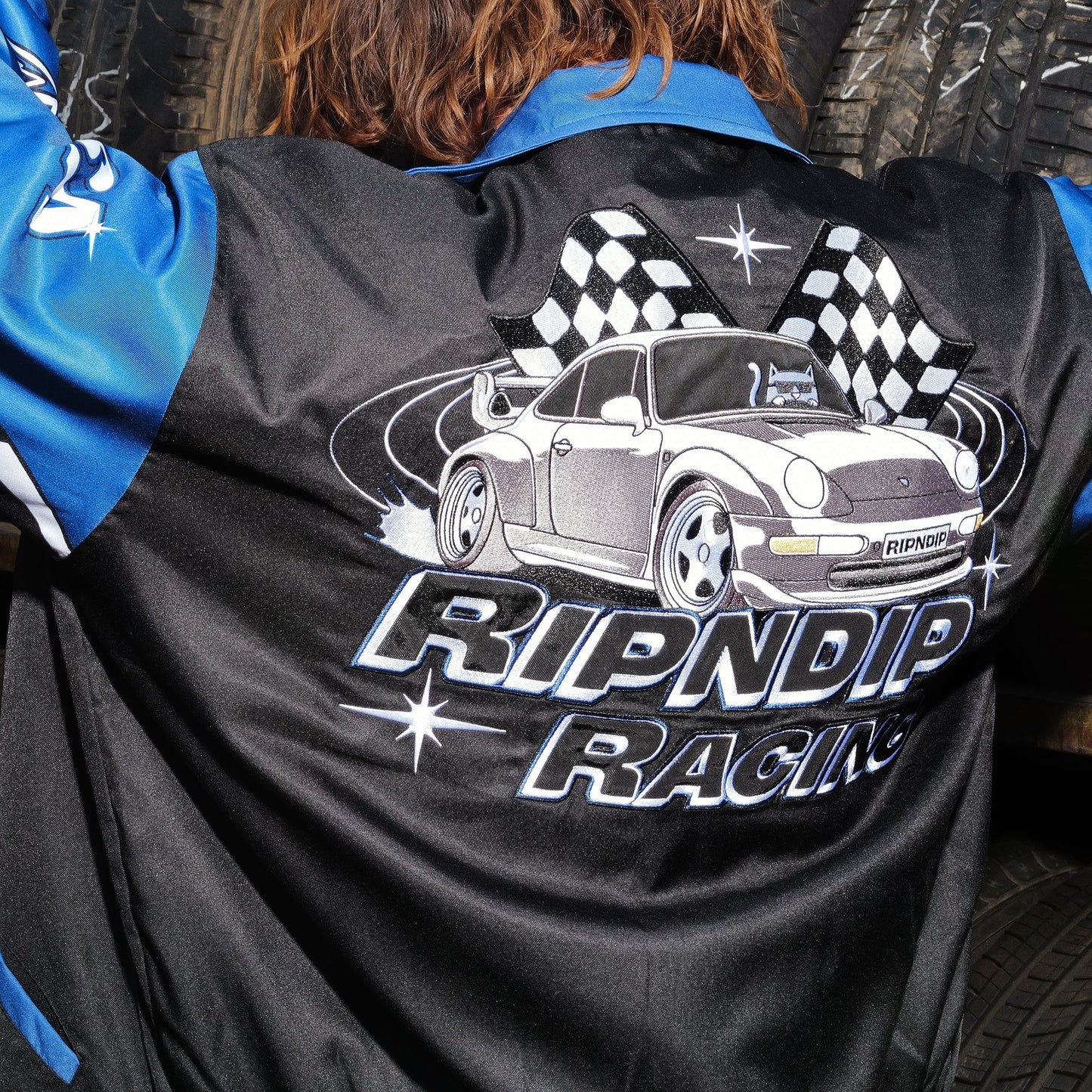 Ripnrace Jacket (Black/Blue)