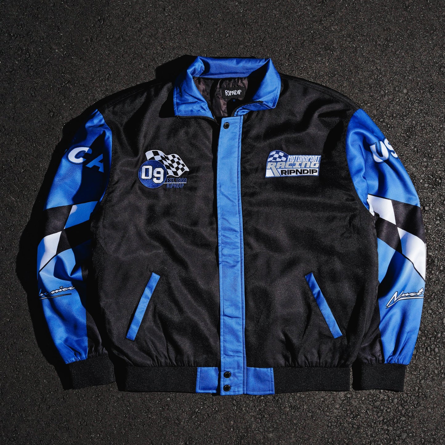 Ripnrace Jacket (Black/Blue)