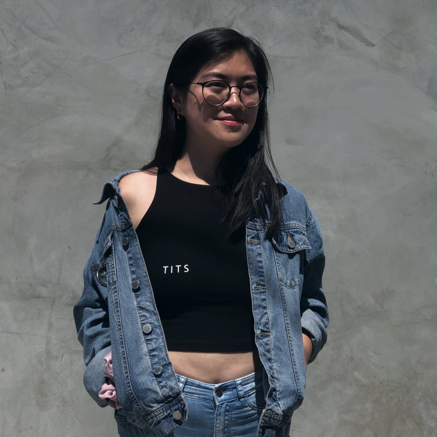 Tits Tits Crop Top