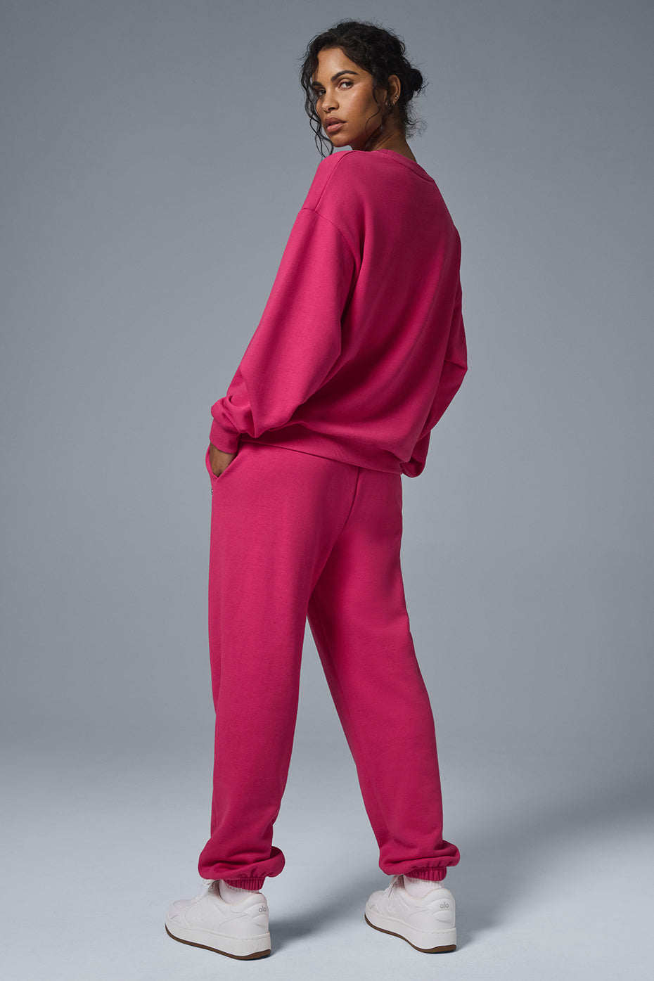 Accolade Crew Neck Pullover - Pink Summer Crush