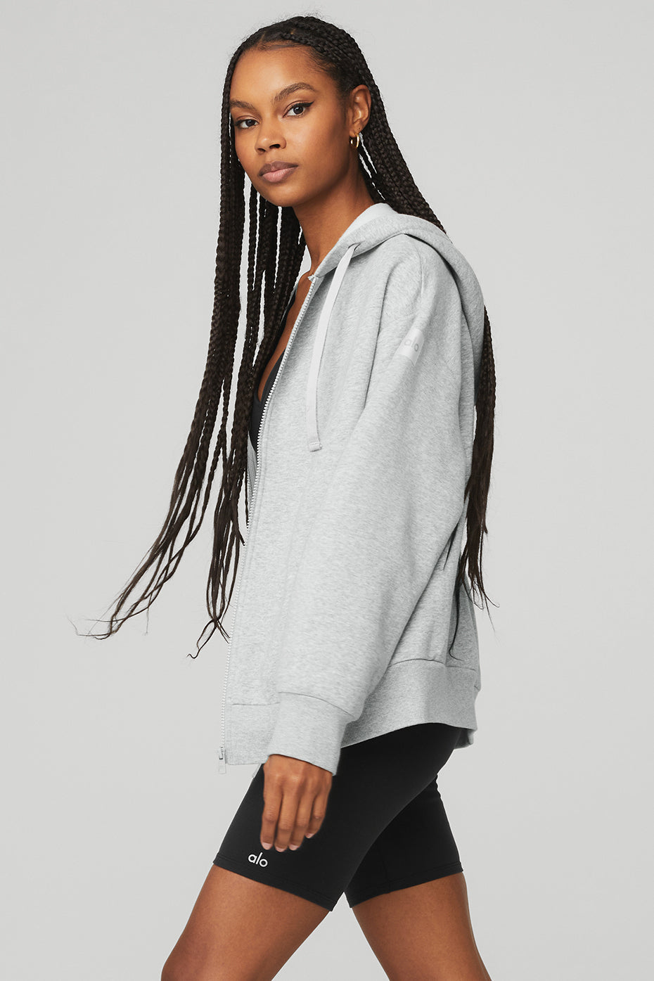 Everyday Full Zip Hoodie - Athletic Heather Grey
