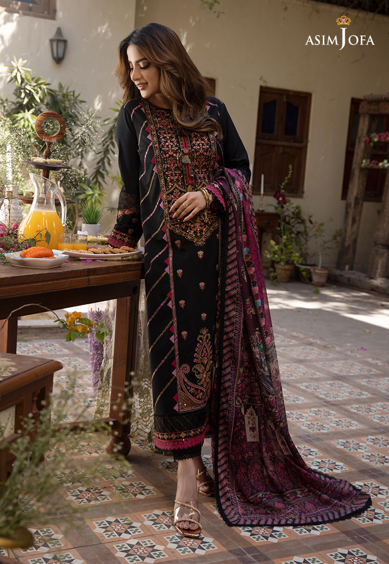 AJZB-18 EMBROIDERED CAMBRIC 3 PCS