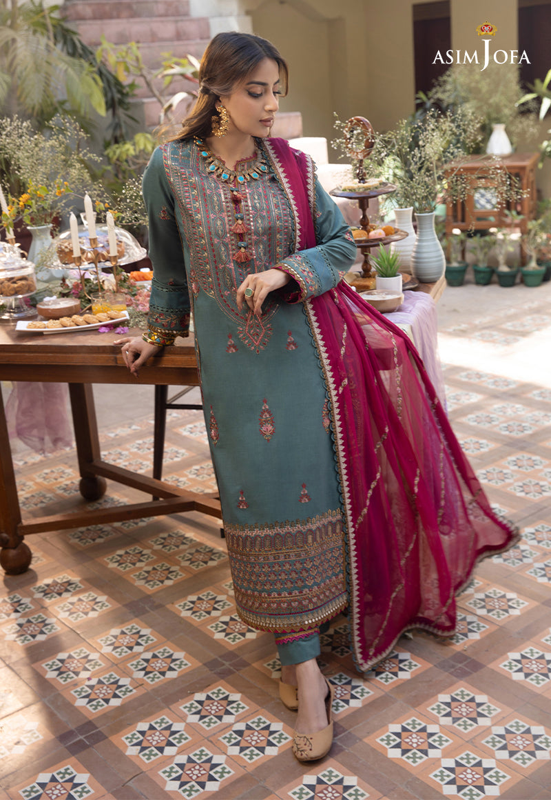 AJZB-06 EMBROIDERED CAMBRIC 3 PCS