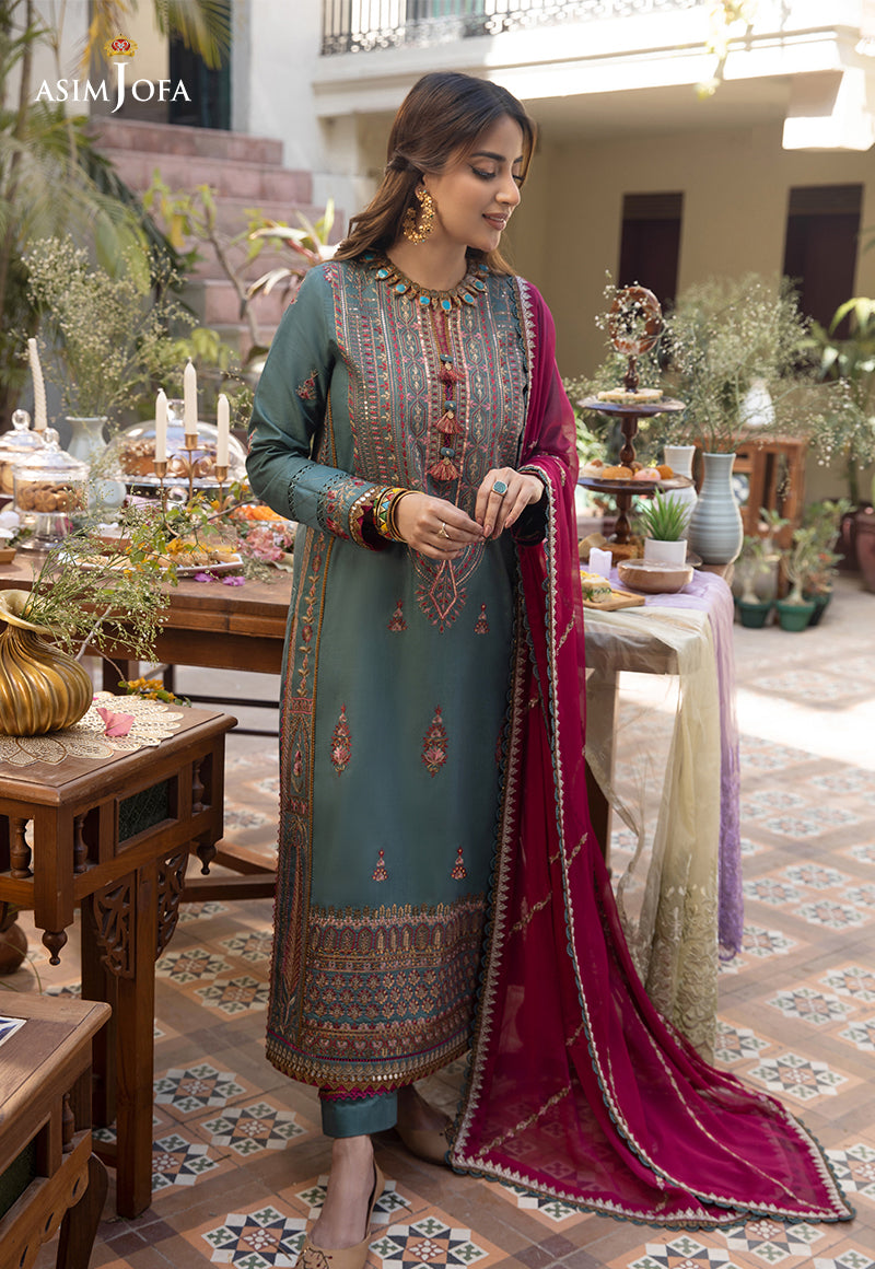 AJZB-06 EMBROIDERED CAMBRIC 3 PCS
