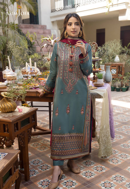 AJZB-06 EMBROIDERED CAMBRIC 3 PCS