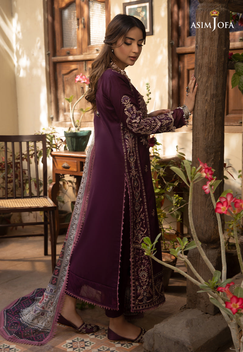 AJZB-02 EMBROIDERED CAMBRIC 3 PCS