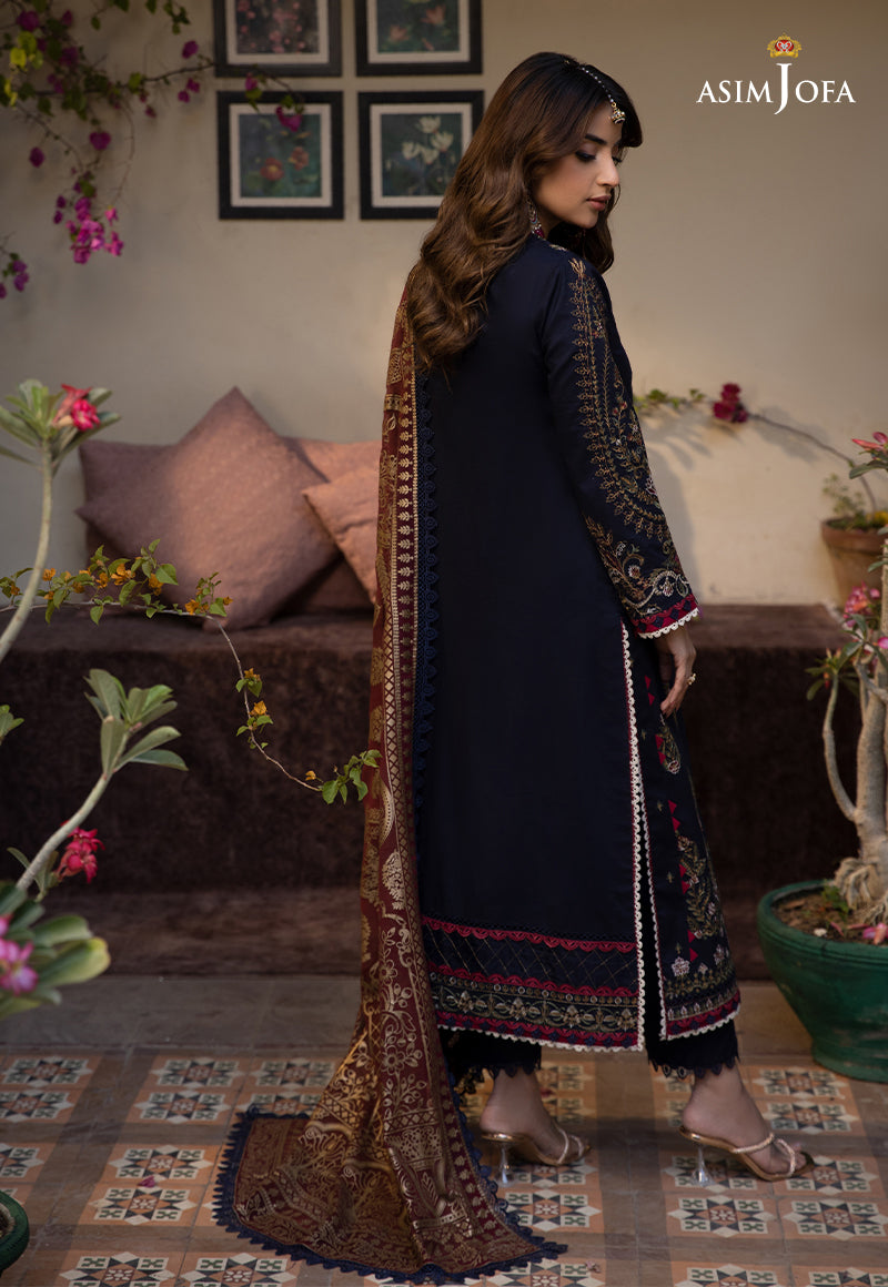 AJZB-22 EMBROIDERED CAMBRIC 3 PCS