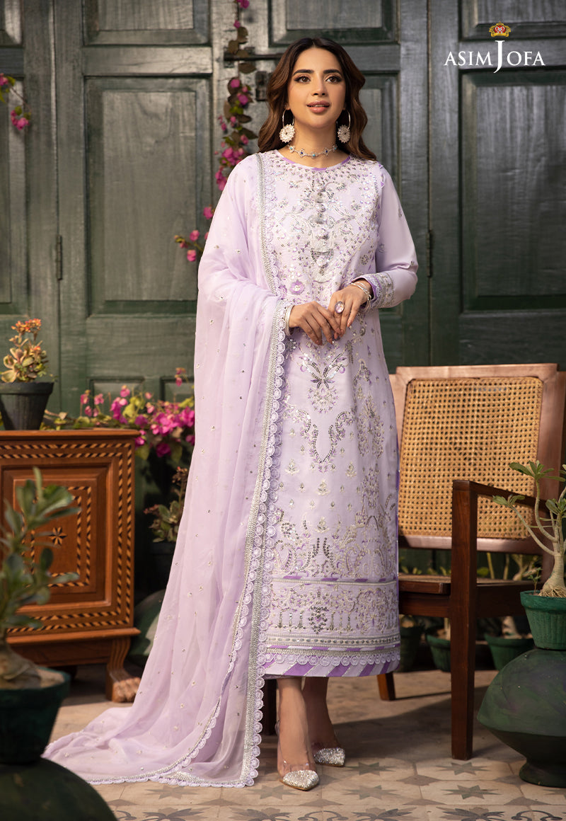 AJZB-08 EMBROIDERED CAMBRIC 3 PCS