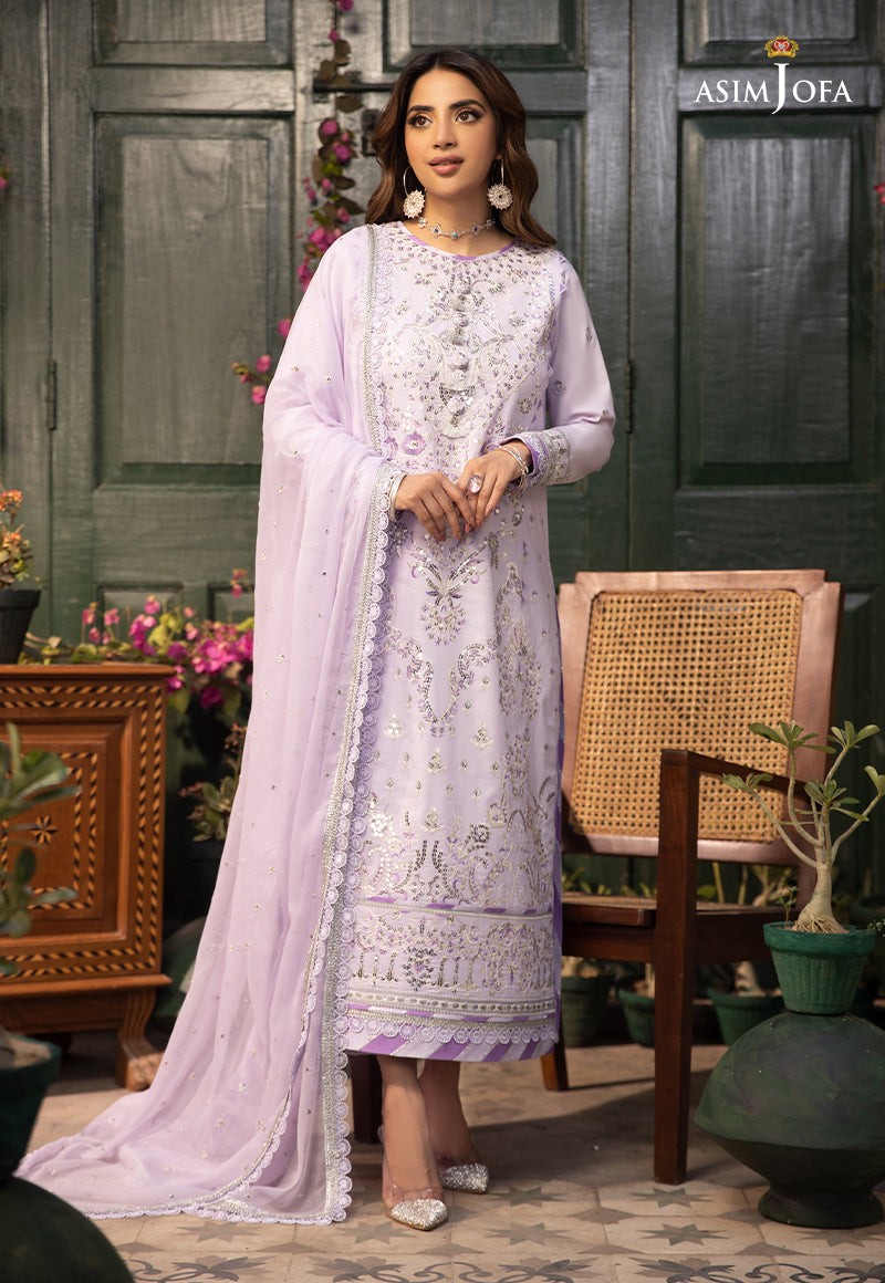 AJZB-08 EMBROIDERED CAMBRIC 3 PCS