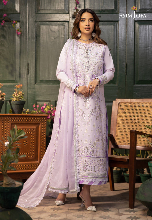AJZB-08 EMBROIDERED CAMBRIC 3 PCS